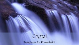  Presentation with waterfalls - Amazing slides having moving background nature - zen garden waterfalls in dawn backdrop and a light blue colored foreground