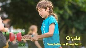  Presentation with young children playing multicultural - Beautiful theme featuring moving background physics - outdoor portrait of young boy backdrop and a  colored foreground