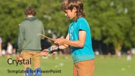  Presentation with young children playing multicultural - Slides featuring moving background physics - outdoor portrait of young boy background and a  colored foreground