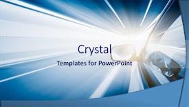  Presentation with corner - Cool new presentation with moving background road - view from side of car backdrop and a sky blue colored foreground