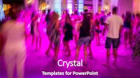  Presentation with filipino folk dance - Audience pleasing presentation theme consisting of moving background stars - abstract dance party backdrop and a  colored foreground