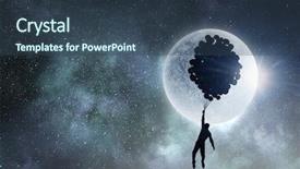  Presentation with fly - PPT theme having moving balloons - i want to fly away background and a ocean colored foreground