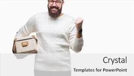  Presentation with glasses - Presentation theme with moving box over isolated background background and a white colored foreground