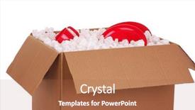  Presentation with red movie - Presentation design having moving box with red plates background and a  colored foreground