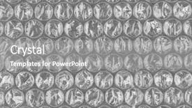  Presentation with bubble - Beautiful presentation featuring moving bubbles - closeup of plastic bubble wrap backdrop and a gray colored foreground