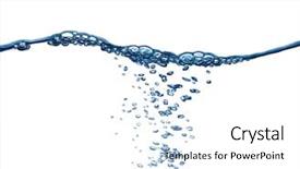  Presentation with water moving - Audience pleasing PPT layouts consisting of moving bubbles - fine closeup image of bubble backdrop and a white colored foreground
