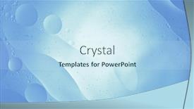  Presentation with light bubbles - Presentation design having moving-bubbles-on-light-background background and a cool aqua colored foreground