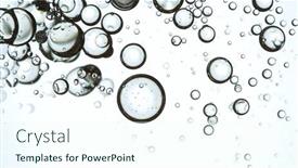  Presentation with light bubbles - Slide set enhanced with moving-bubbles-on-light-background background and a cool aqua colored foreground