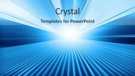  Presentation with light green moving - Presentation design with moving escalator in modern building background and a arctic colored foreground