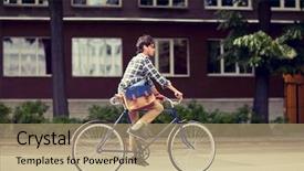  Presentation with fixed wing uav - Cool new slides with moving gears - people style leisure and lifestyle backdrop and a  colored foreground