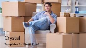  Presentation with veterans forces moving house american - Amazing presentation theme having moving in to new house backdrop and a  colored foreground