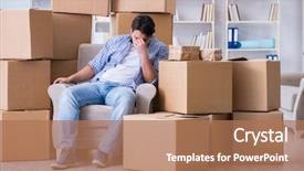  Presentation with veterans forces moving house american - Colorful PPT layouts enhanced with moving in to new house backdrop and a  colored foreground