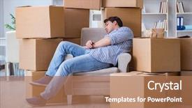  Presentation with veterans forces moving house american - PPT layouts featuring moving in to new house background and a  colored foreground