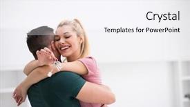  Presentation with moving forward - Beautiful presentation theme featuring moving into a new backdrop and a white colored foreground