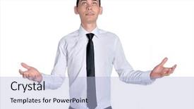  Presentation with holding hands - Audience pleasing slides consisting of moving object free - business man holding nothing backdrop and a light blue colored foreground