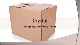  Presentation with boxes - Amazing theme having moving object retail store - carton boxes isolated backdrop and a  colored foreground