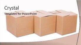  Presentation with boxes - Presentation theme consisting of building built in 1875 background and a tawny brown colored foreground