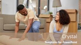  Presentation with repair - Audience pleasing presentation consisting of moving-people-repair-and-real backdrop and a coral colored foreground