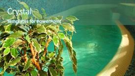  Presentation with holiday - Cool new theme with moving slides - aquapark holiday time backdrop and a ocean colored foreground