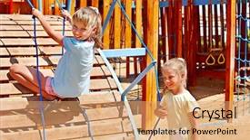  Presentation with children moslem - Cool new slides with moving slides - happy children move backdrop and a coral colored foreground