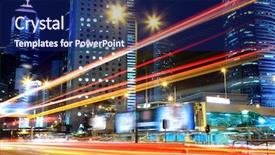  Presentation with street lights - Slides consisting of male doctor and male businessman isolated on white background note shallow depth of field background and a light gray colored foreground