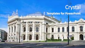  Presentation with theatre - Beautiful presentation theme featuring mozart - burgtheater is the austrian national backdrop and a  colored foreground