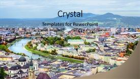  Presentation with salzburg - Colorful theme enhanced with mozart - scenic view opening from hohensalzburg backdrop and a light blue colored foreground