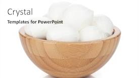  Presentation with mozzarella cheese - Theme consisting of mozzarella cheese in bowl isolated on white background background and a white colored foreground