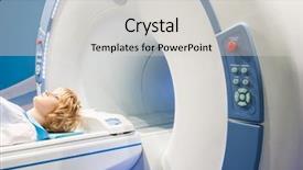  Presentation with mri - Cool new slides with mri scan - presentation of diagnostic tomograph backdrop and a light gray colored foreground
