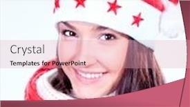  Presentation with coming soon - Amazing PPT theme having mrs santa coming soon studio shot backdrop and a lemonade colored foreground