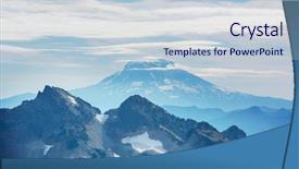 Presentation with washington state ferries - Colorful theme enhanced with mt adams in washington state backdrop and a lemonade colored foreground