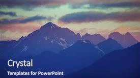  Presentation with washington dc usa map - Colorful presentation enhanced with mt baker recreation area washington backdrop and a navy blue colored foreground