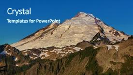  Presentation with washington dc usa map - Slide deck featuring mt baker recreation area washington background and a  colored foreground