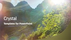  Presentation with recreation - Cool new slide deck with mt baker recreation area washington backdrop and a  colored foreground