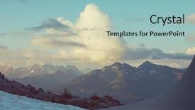  Presentation with washington dc usa map - Beautiful slide deck featuring mt baker recreation area washington backdrop and a  colored foreground