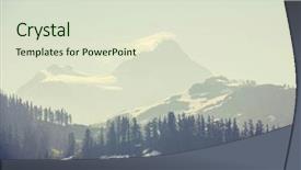  Presentation with recreation - Cool new PPT theme with mt baker recreation area washington backdrop and a  colored foreground