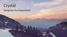  Presentation with recreation - Beautiful slide set featuring mt baker recreation area washington backdrop and a light blue colored foreground