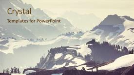  Presentation with recreation - PPT theme consisting of mt baker recreation area washington background and a  colored foreground