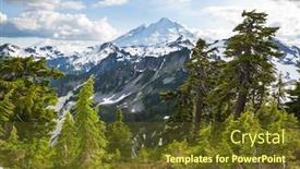  Presentation with anchorage metropolitan area - Amazing PPT layouts having mt-baker-recreational-area backdrop and a tawny brown colored foreground