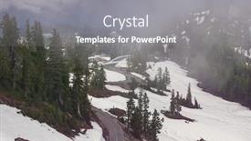  Presentation with early childhood brain development - Colorful presentation enhanced with mt-baker-recreational-area backdrop and a gray colored foreground