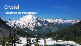  Presentation with baker kneading dough homemade bread - Presentation featuring mt baker background and a teal colored foreground