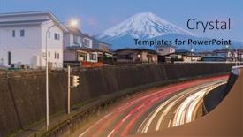  Presentation with neighborhoods - Presentation having mt-fuji-japan-towering-over background and a light blue colored foreground