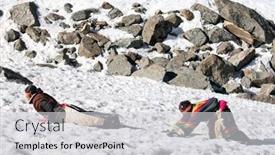  Presentation with tibet - Audience pleasing slide set consisting of mt-kailash-tibet-china backdrop and a light gray colored foreground