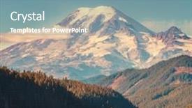 Presentation with usa - Slide deck having mt rainier in washington usa background and a seafoam green colored foreground