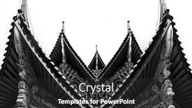  Presentation with roof - Theme featuring mu-family-residence-building-roof background and a dark gray colored foreground