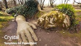  Presentation with kao tom mud - Beautiful theme featuring mud maiden at the lost backdrop and a violet colored foreground