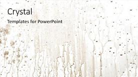  Presentation with patterns - Slides having muddy water drip patterns background and a cream colored foreground