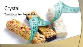  Presentation with muesli - Cool new theme with muesli bars with measuring tape backdrop and a white colored foreground
