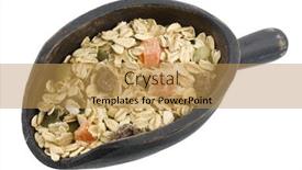  Presentation with primitive - Audience pleasing presentation design consisting of muesli cereal with papaya fruit pepitas and raisins on a primitive wooden scoop isolated with clipping path backdrop and a yellow colored foreground