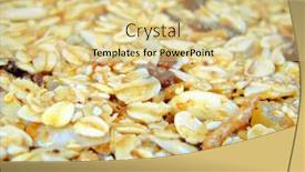  Presentation with muesli - Beautiful presentation featuring muesli-slice-macro-2 backdrop and a lemonade colored foreground